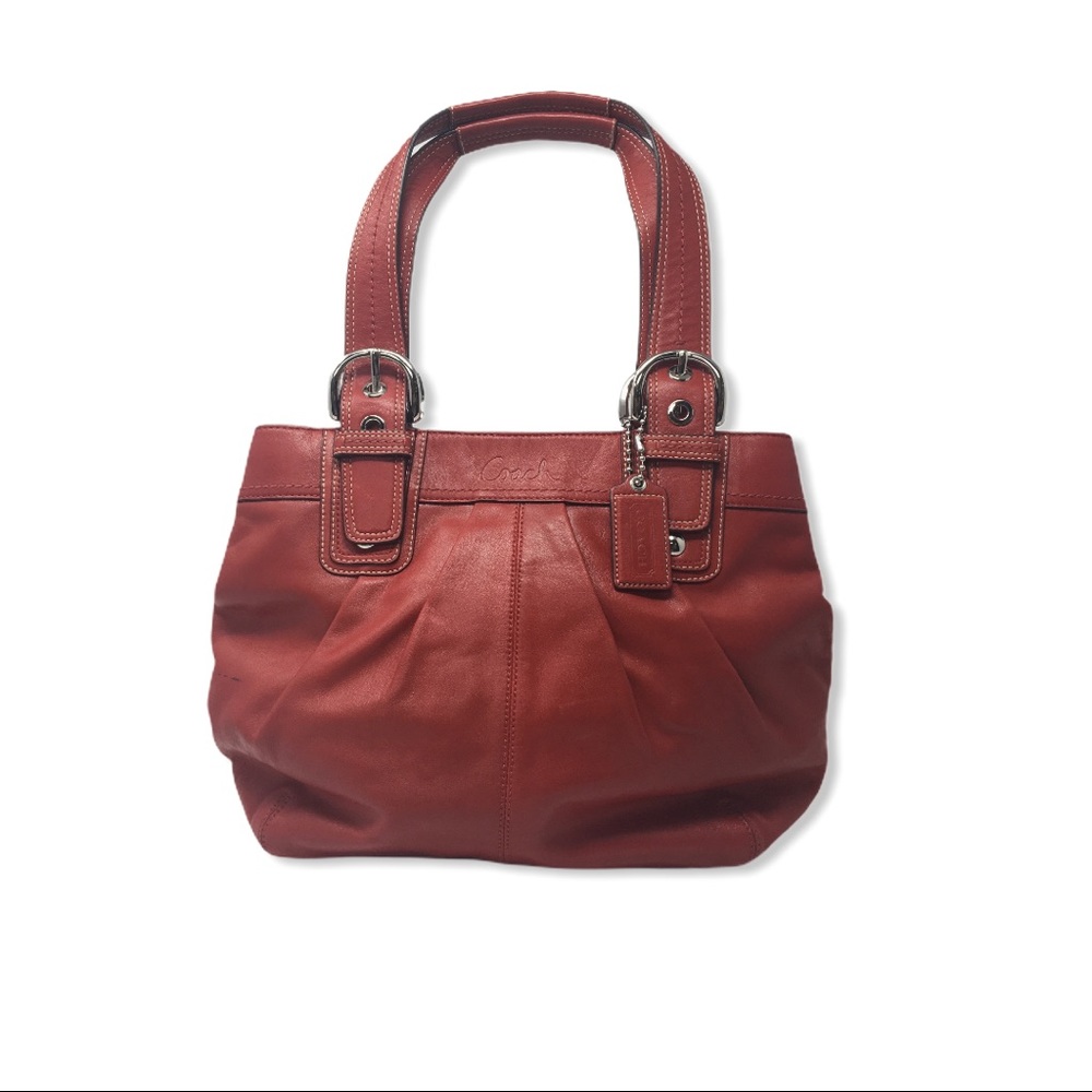 Coach Bag Soho Red Leather Satchel